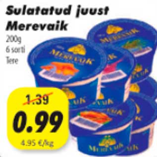 Allahindlus - Sulatatud juust Merevaik 200g