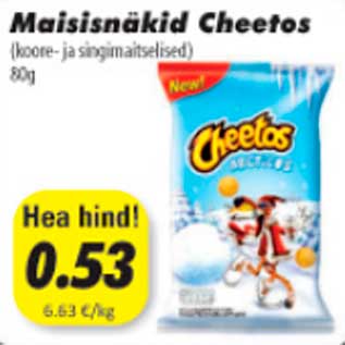 Allahindlus - Maisisnäkid Cheetos