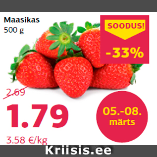 Allahindlus - Maasikas 500 g