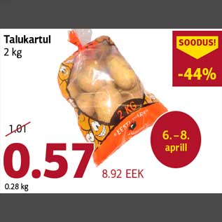 Allahindlus - Talukartul 2 kg