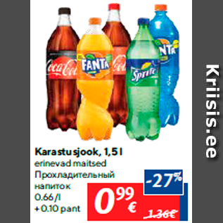 Allahindlus - Karastusjook, 1,5 l