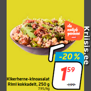 Allahindlus - Kikerherne-kinoasalat Rimi kokkadelt, 250 g