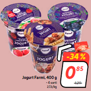 Allahindlus - Jogurt Farmi, 400 g