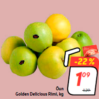 Allahindlus - Õun Golden Delicious Rimi, kg