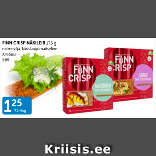 Allahindlus - FINN CRISP NÄKILEIB 175 G