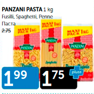 Allahindlus - PANZANI PASTA 1 KG