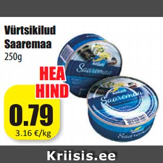 Allahindlus - Vürtsikilud Saaremaa 250g