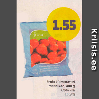 Allahindlus - Froia külmutatud maasikad, 400 g