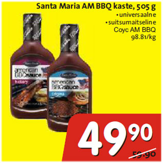 Allahindlus - Santa Maria AM BBQ kaste