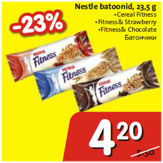 Allahindlus - Nestle batoonid