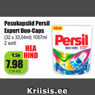 Allahindlus - Pesukapslid Persil Expert Duo-Caps