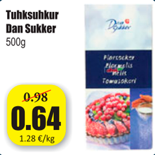 Allahindlus - Tuhksuhkur Dan Sukker 500 g