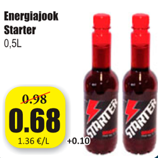 Allahindlus - Energiajook Starter 0,5 l