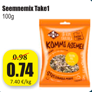 Allahindlus - Seemnemix Take1 100 g