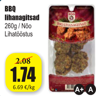 Allahindlus - BBQ lihanagitsad