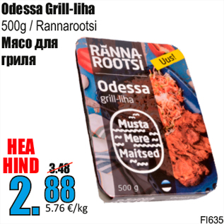 Allahindlus - Odessa Grill-liha