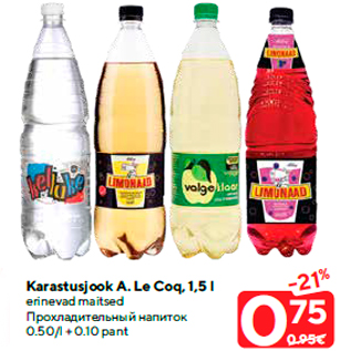 Allahindlus - Karastusjook A. Le Coq, 1,5 l