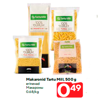 Allahindlus - Makaronid Tartu Mill, 500 g