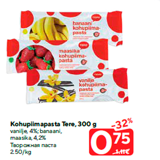 Allahindlus - Kohupiimapasta Tere, 300 g