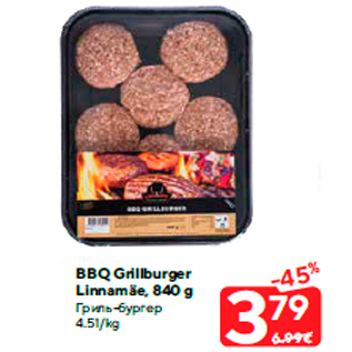 Allahindlus - BBQ Grillburger Linnamäe, 840 g