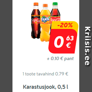 Allahindlus - Karastusjook, 500 ml