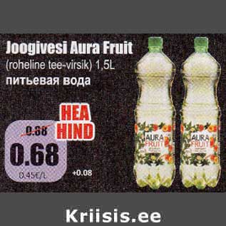 Allahindlus - Joogivesi Aura Fruit