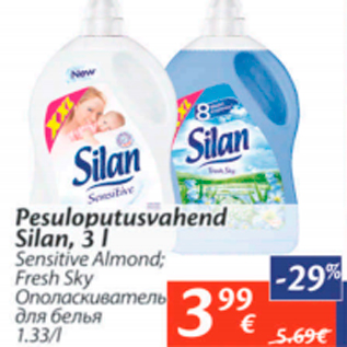 Allahindlus - Pesuloputusvahend Silan, 3 l