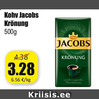 Allahindlus - Kohv Jacobs Krönung 500g