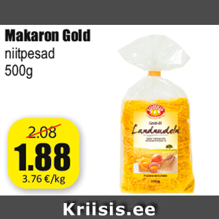 Allahindlus - Makaron Gold