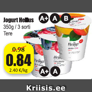 Allahindlus - Jogurt Hellus