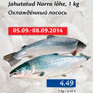 Allahindlus - Jahutatud Norra lõhe, 1 kg