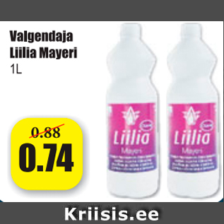 Allahindlus - Valgendaja Liilia mayeri 1 l