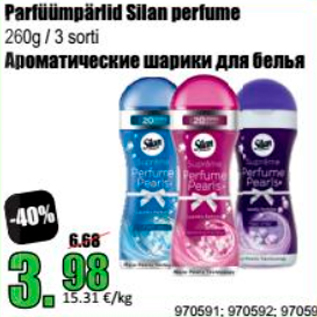 Allahindlus - Parfüümpärid Silan perfume