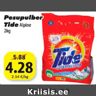 Allahindlus - Pesupulber Tide 2kg