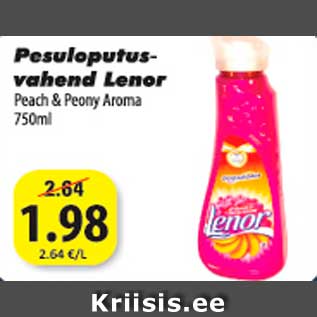 Allahindlus - Pesuloputusvahend Lenor