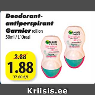 Allahindlus - Deodorantantiperspirant Garnier