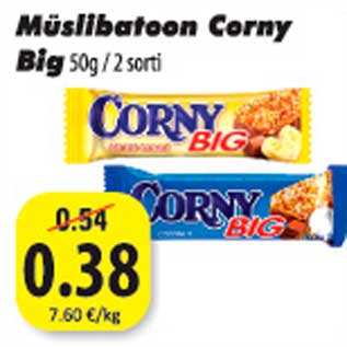 Allahindlus - Müslibatoon Corny Big 50g