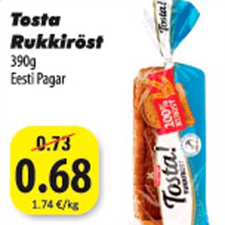 Allahindlus - Tosta Rukkiröst 390 g