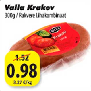 Allahindlus - Valla Krakov 300 g