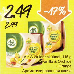 Allahindlus - Air Wick lõhnaküünal, 115 g