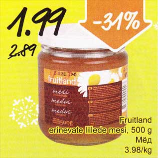 Allahindlus - Fruitland erinevate lillede mesi, 500 g