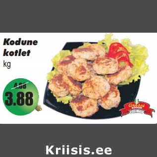 Allahindlus - Kodune kotlet kg