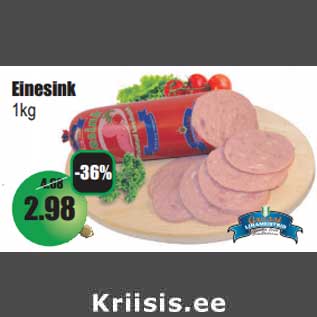 Allahindlus - Einesink 1kg