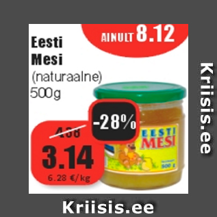 Allahindlus - Eesti Mesi naturaalne