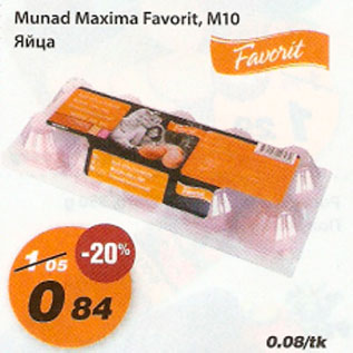 Allahindlus - Munad Maxima Favorit M10