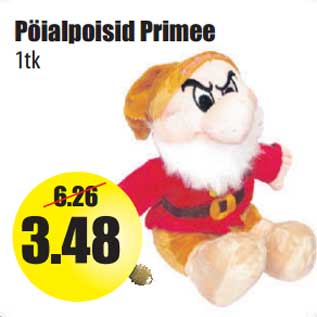 Allahindlus - Pöialpoisid Primee 1tk