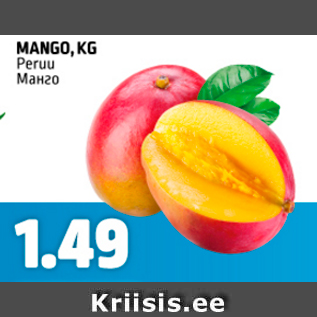 Allahindlus - MANGO, KG