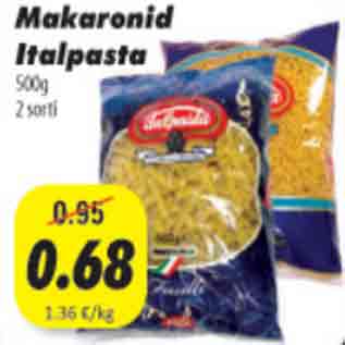 Allahindlus - Makaronid Italpasta