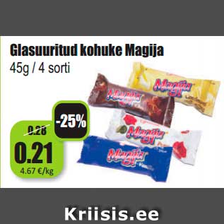 Allahindlus - Glasuuritud kohuke Magija