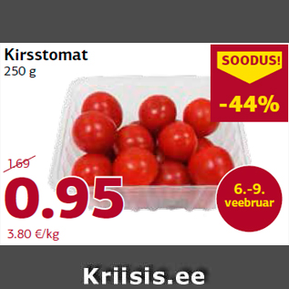 Allahindlus - Kirsstomat 250 g